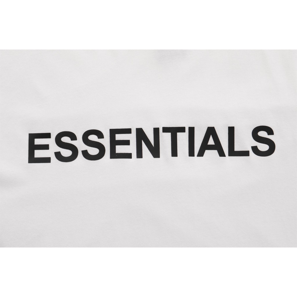 FOG FEAR OF GOD Essentials Couple Chest Letter Double Line Short Sleeve T-Shirt Trend