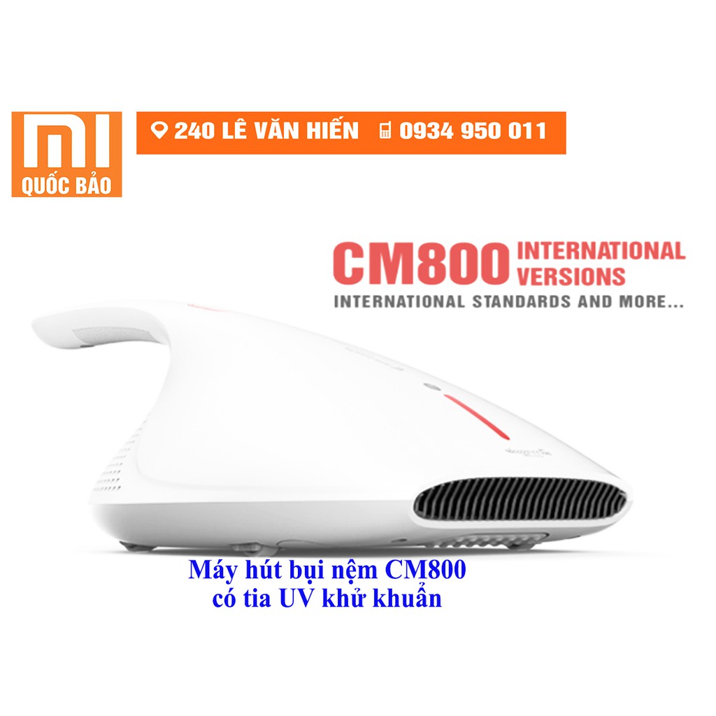 Máy Hút Bụi Khử Khuẩn Bằng Tia UV &amp; Vệ Sinh Giường Nệm Cầm Tay Deerma DEM-CM800