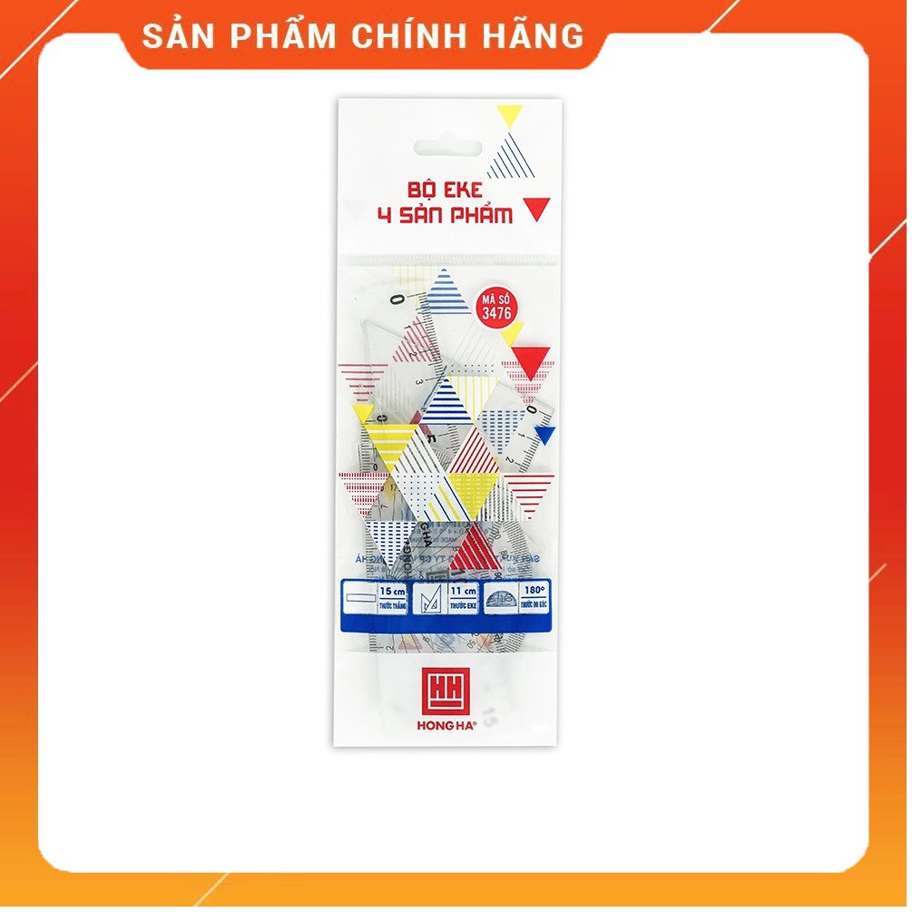 Bộ eke 4 sản phẩm Hồng Hà (3476)