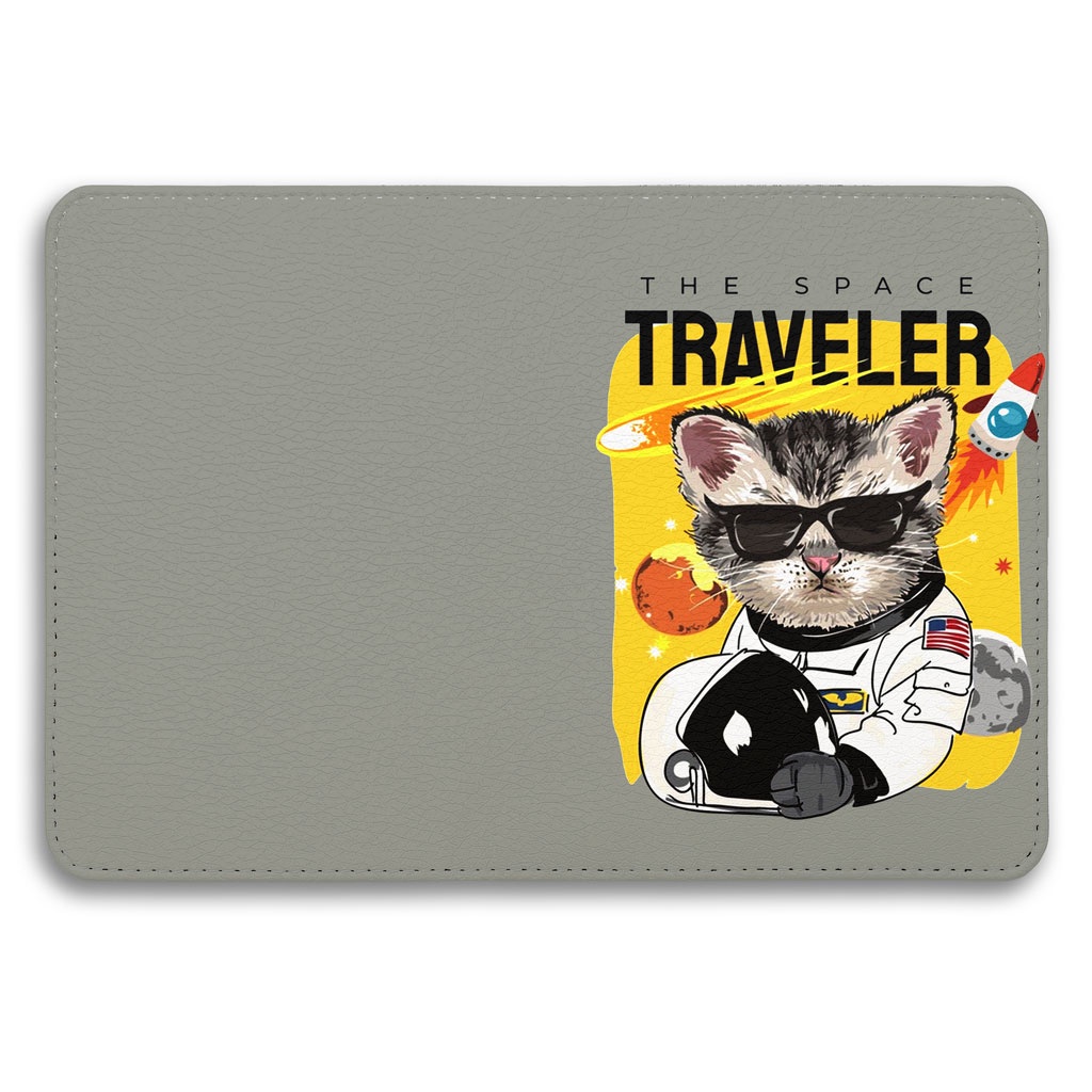 Bao Da Hộ Chiếu - Ví Đựng Passport Du Lịch  Cat Travel Space - Cool Cat - PPT130 STORMBREAKER