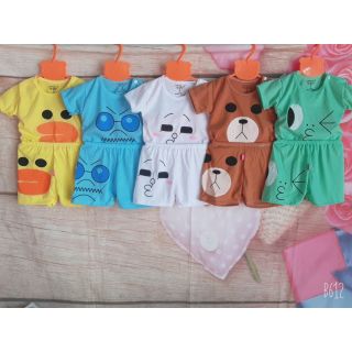 Sét 5 bộ cộc tay hoạt hình