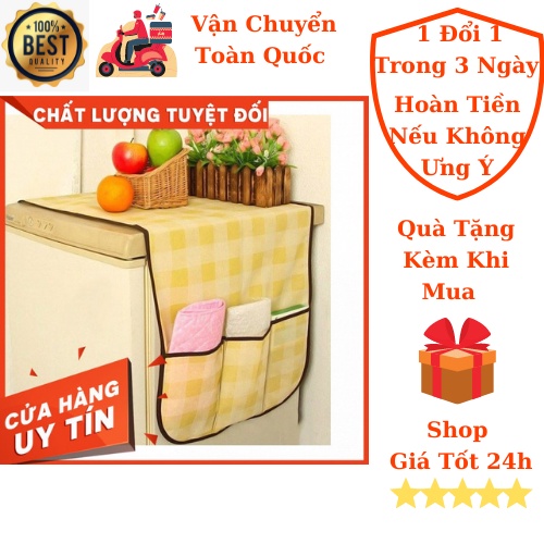 Khăn phủ tủ lạnh chống bụi bẩn ( Freeship Toàn Quốc )