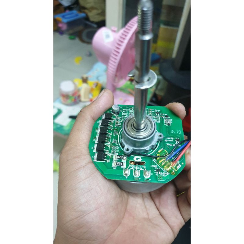 Động cơ BLDC chế Đầu Quạt - bơm nước - hút chân không 5v ~ 30v 81w.