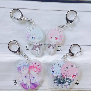 Móc khóa postcard bookmark RE:Zero