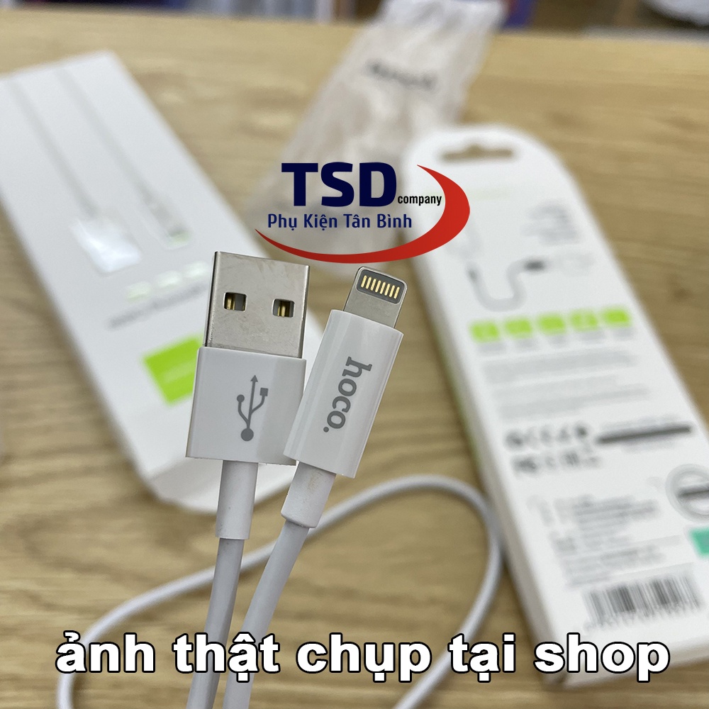 Cáp Sạc Hoco X43 Sạc Nhanh 2.4A Có Đèn LED Báo Sạc Tiện Dụng Dành Cho IP/tablet táo Cao Cấp