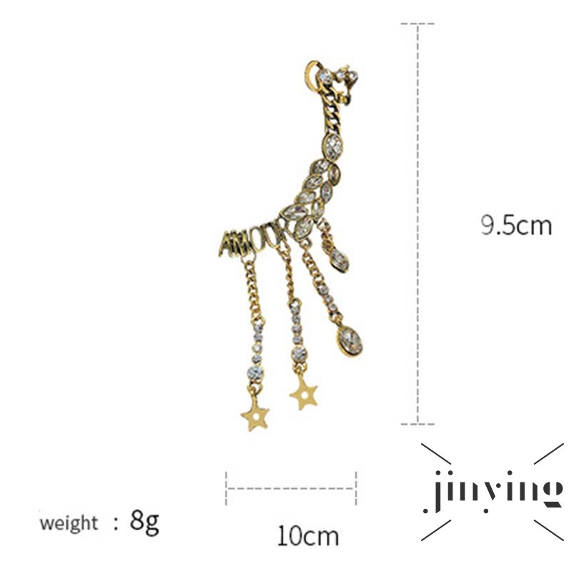 GETNOIVAS Khuyên Tai Nữ Trang Dáng Dài Tạo Hình Độc Đáo