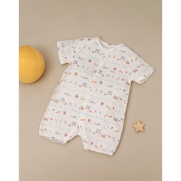 Bộ body liền thân cộc  nous cho bé từ 3-6m đến 9-12m