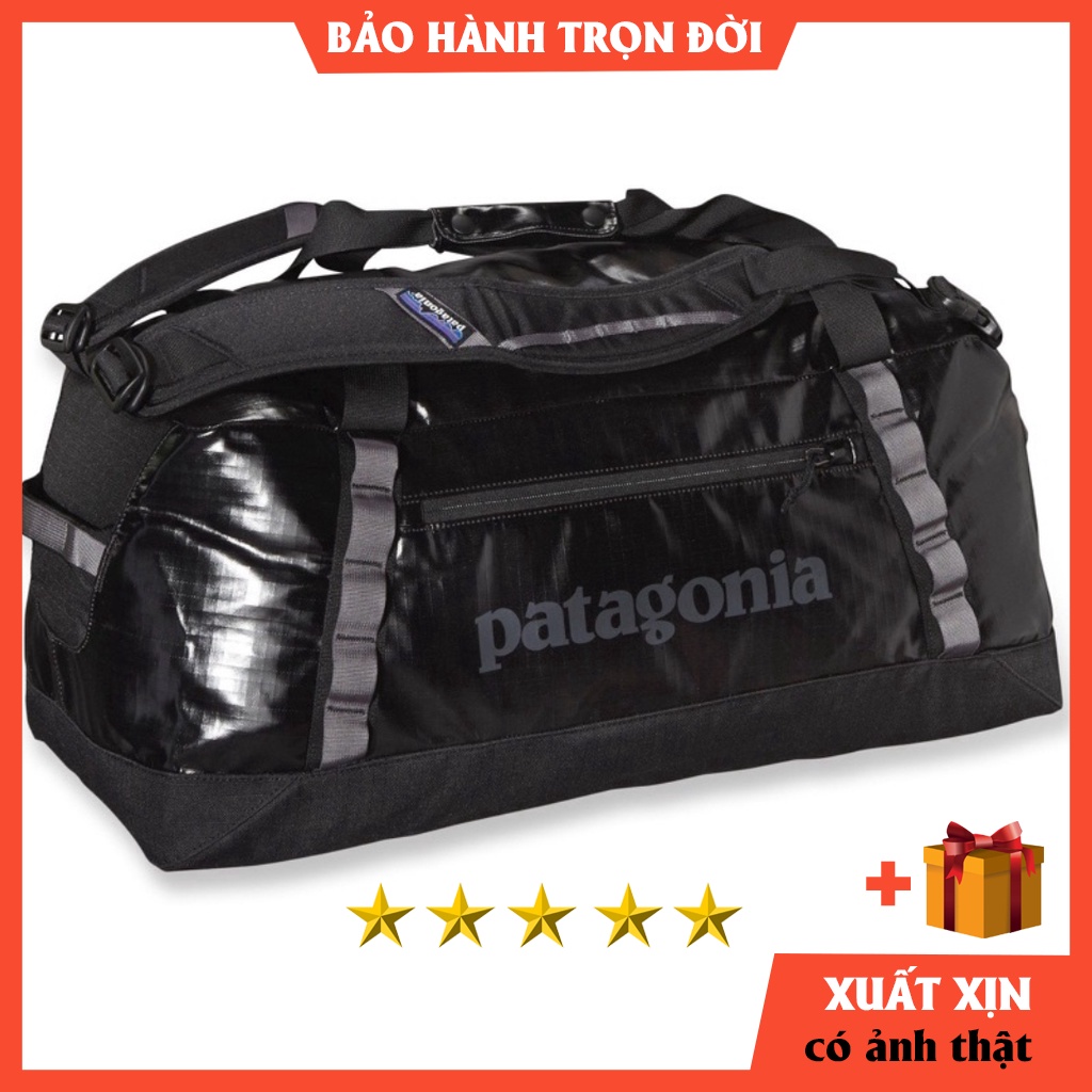 Túi Trống Du lịch Patagonia Black Hole Duffel 60L Travel Backpack Bag⚡️ [ Hàng Xịn Xuất Dư ] [Cao Cấp]