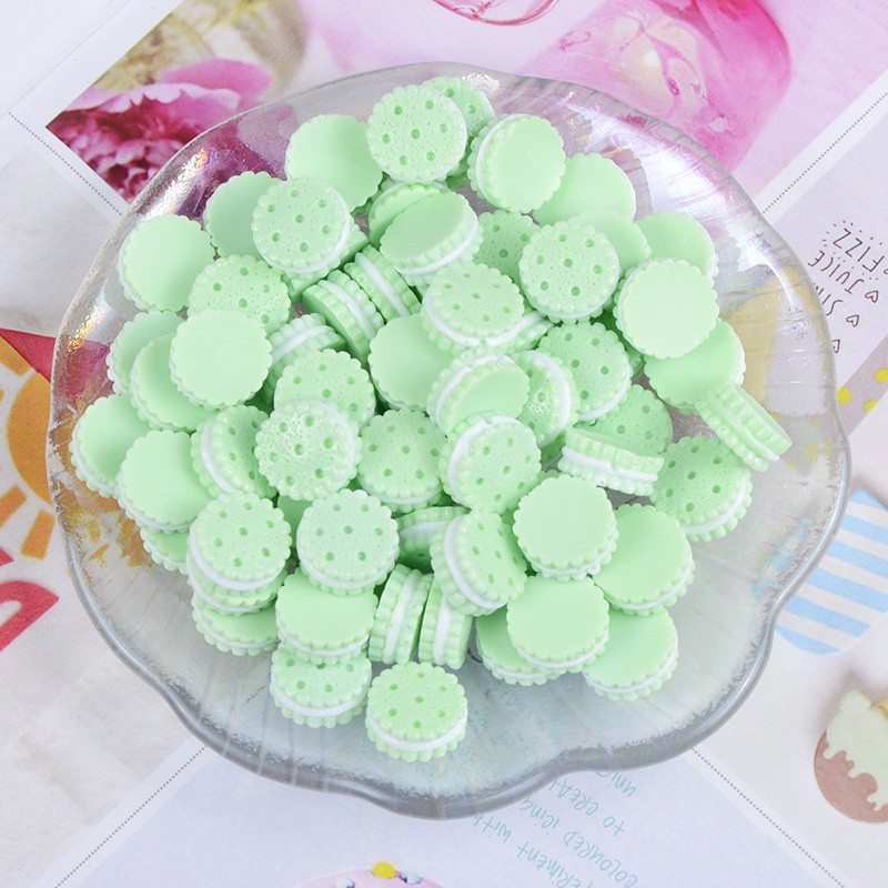 Set 10 Túi Bánh Quy Bằng Nhựa Dễ Thương Dùng Để Làm Đồ Trang Sức Thủ Công