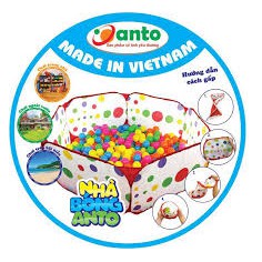 Combo 50 quả bóng nhựa đồ chơi nhà bóng phi 8 Hàng Việt Nam Anto26