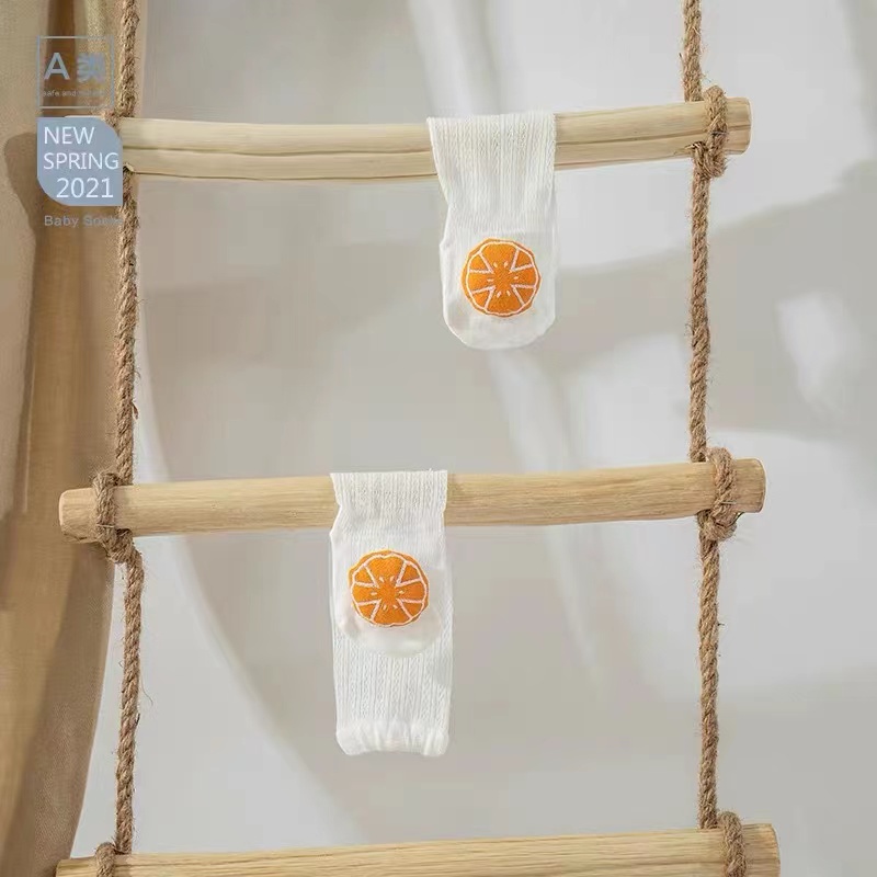 Vớ Vải Lụa Lạnh Mỏng Phối Lưới Chống Muỗi Thời Trang Mùa Hè Cho Bé Sơ Sinh