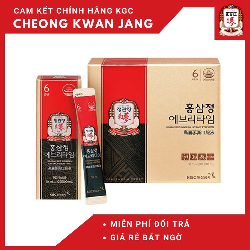 Tinh Chất Hồng Sâm Pha Sẵn KGC Extract Everytime