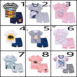 (COMBO 3 BỘ) Đồ bộ coton cho bé trai và bé gái
