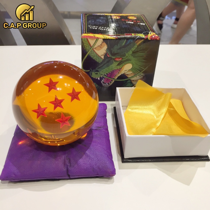 Mô hình Dragon Ball 7 Viên Ngọc Rồng và Đế có đèn phát sáng - II70