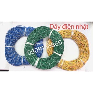 Dây điện mềm Nhật 0,3 ly- lõi đồng đỏ