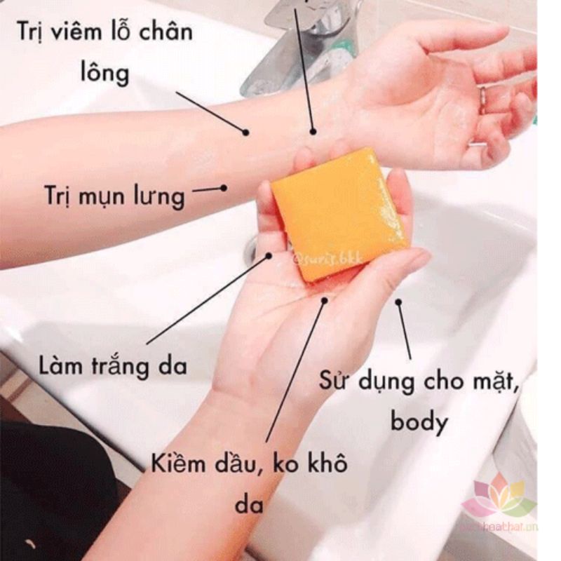 Xà phòng Cam Nghệ Natural Orange Soap - Thái Lan