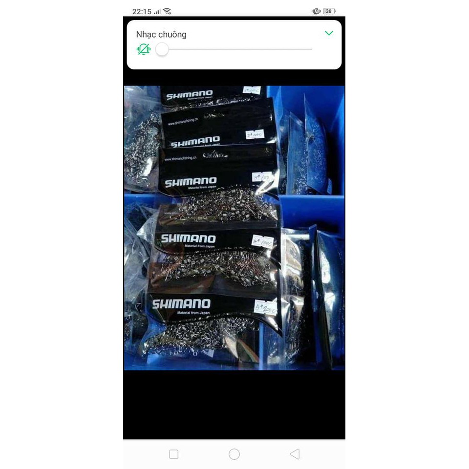 1 gói 100 cái, Khóa link Shimano 1 vòng Chống Xoắn Cao cấp đủ size số 1 đến 8 siêu khỏe
