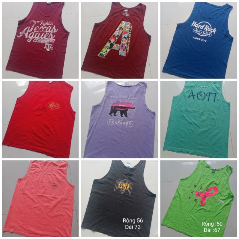 ÁO TANK TOP 2HAND