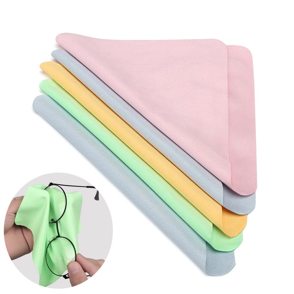 Set 5 khăn lau kính / màn hình máy tính bằng sợi microfiber