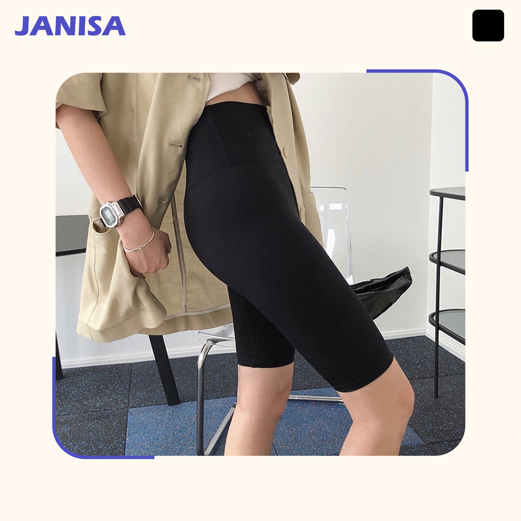 Quần legging nữ lửng short biker thể thao JANISA QS22