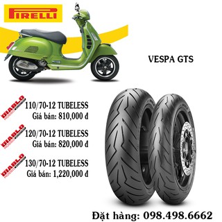 Lốp xe máy PIRELLI Cho Vespa GTS - Diablo Rosso Scooter