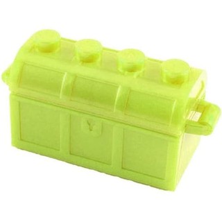 [1 Cái] Phụ Kiện LEGO Hòm, Rương 2x4 Màu Vàng Chanh
