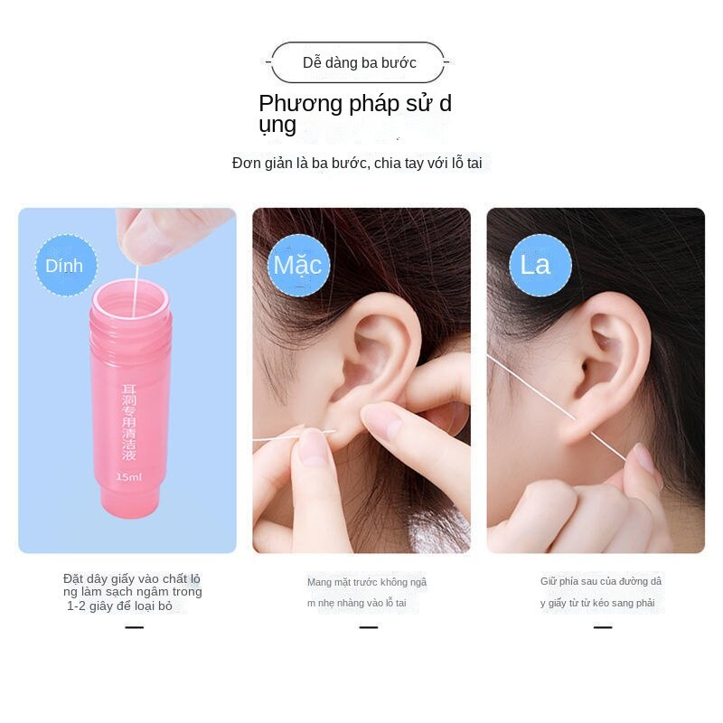 Bộ 70 Dụng Cụ Làm Sạch Lỗ Tai Làm Sạch Lỗ Tai Một Lần Ngăn Chặn Nghẹt Tai