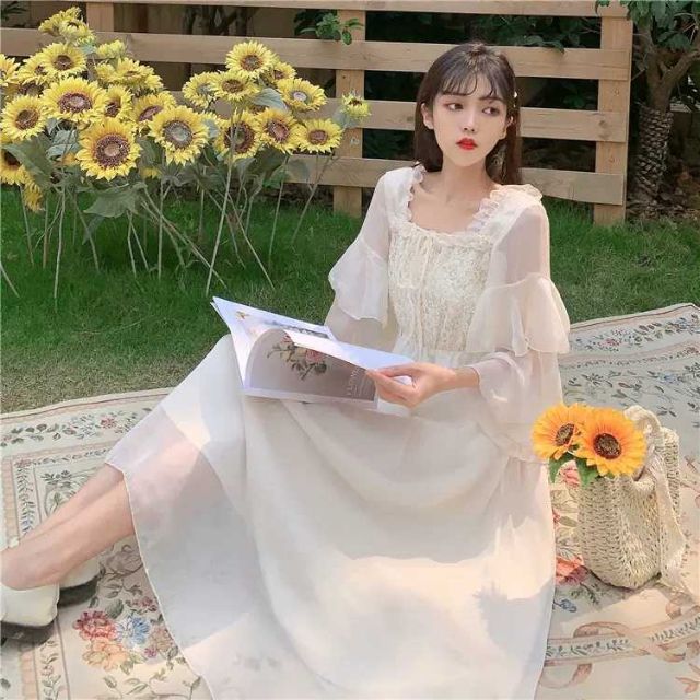 (Sẵn M, L) Đầm voan công chúa order Quảng Châu | BigBuy360 - bigbuy360.vn