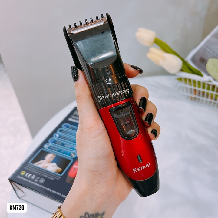 Tông đơ cắt tóc Kemei KM-730 - Hàng chính hãng