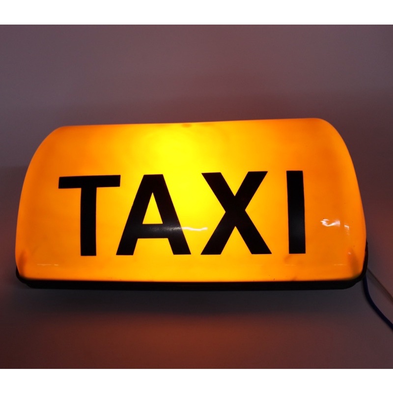 Mào TAXI hút nam châm 28cm có đèn LED gắn nóc ô tô