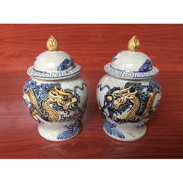 Choé Thờ Cúng, Chum Thờ Cúng Men Rạn Rồng