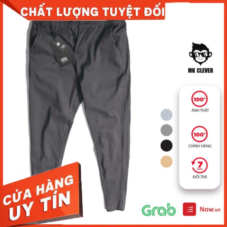 Quần kaki nam slimfit lưng thun MK CLEVER chất co giãn tốt, dáng ôm gọn, đứng form - Hàng nhập khẩu