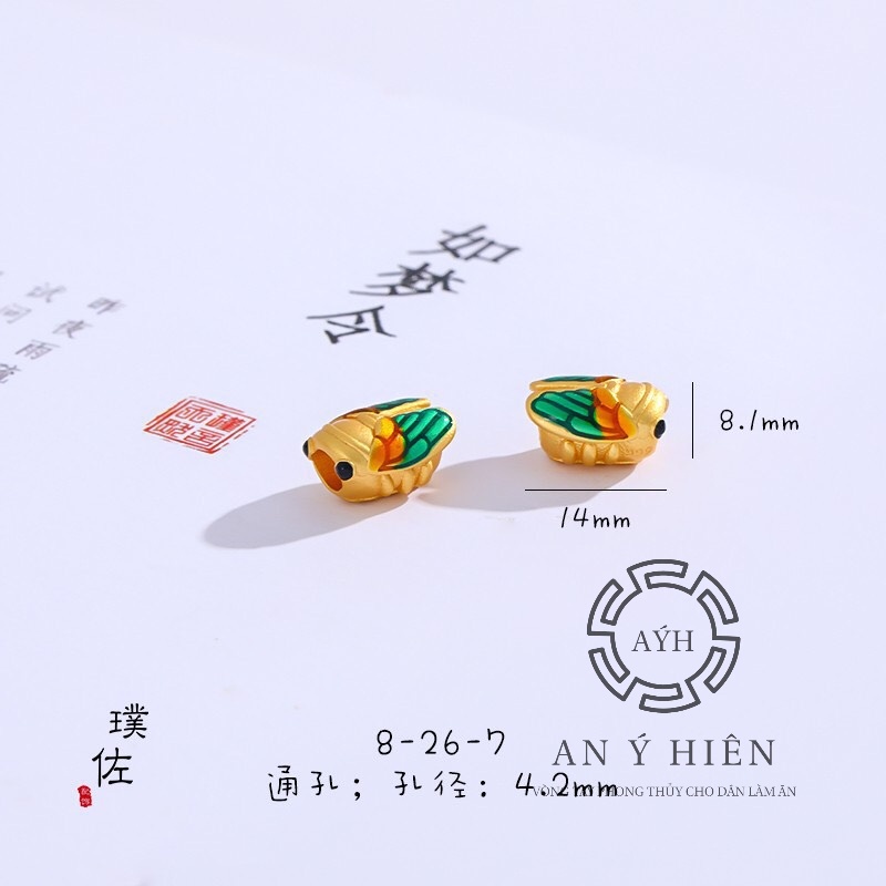 Charm Ve sầu may mắn xanh #C437( An Ý Hiên)