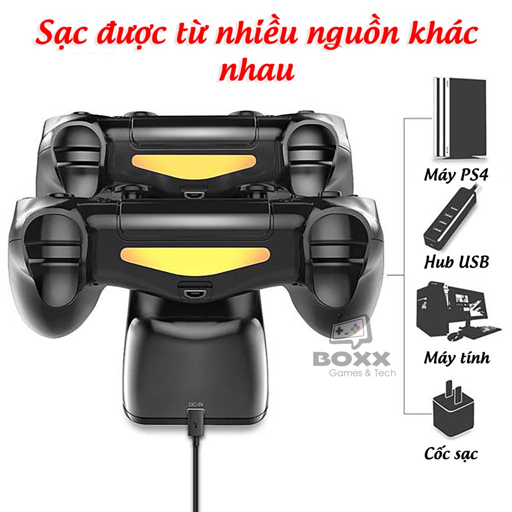 Đế sạc tay cầm PS4, Dock sạc tay cầm PS4