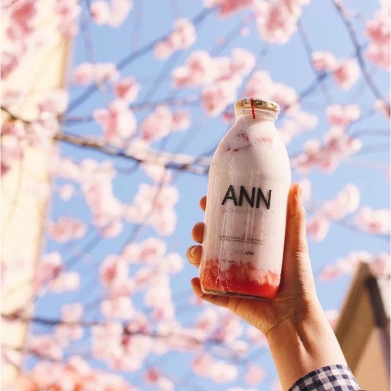 Chai thuỷ tinh 330ml 500ml nắp kim loại màu bạc đựng nước ép, detox, cafe...350ml ~ 500ml - Tặng Kèm Sticker Kute