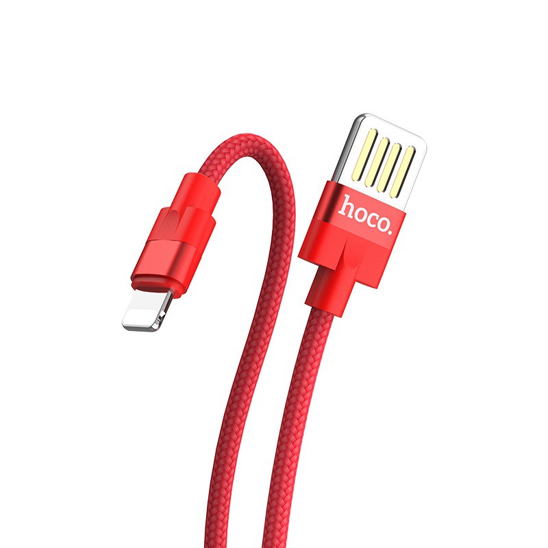 Cáp sạc nhanh Lightning Hoco U55 dài 1.2m nguồn ra 2.4A Max cho iPhone/iPad/iPod