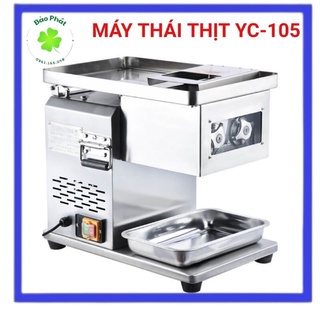 Máy thái thịt công nghiệp máy thịt đa năng yc-105 inox 304 bảo hành 12 tháng