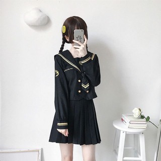 Set váy Ulzzang đồng phục học sinh Nhật Bản