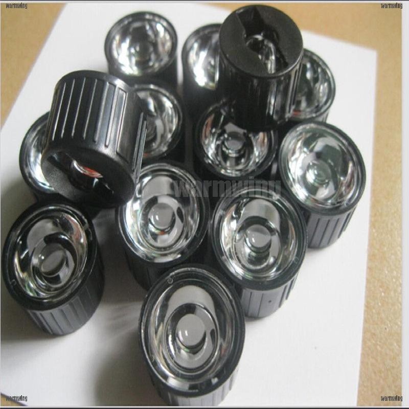 Bộ 10 Thấu Kính Đèn LED 30 Độ Cho Công Suất Cao 1W 3W 5W