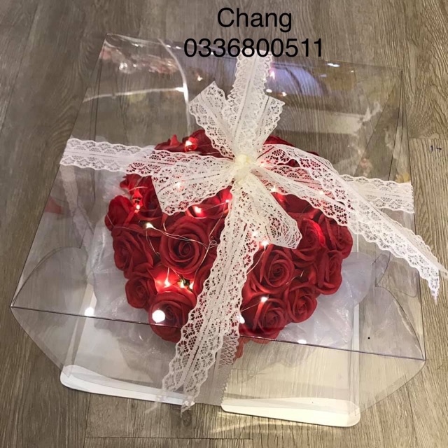 Sỉ hộp mika nguyên liệu làm hoa sáp , hoa nhũ , hoa tươi | BigBuy360 - bigbuy360.vn