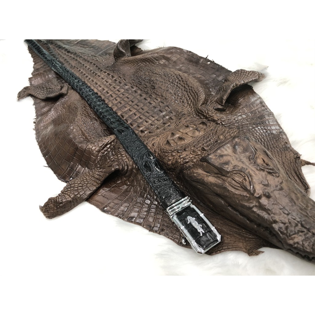 Dây Liền cá sấu Thật 100% loại 4 phân - Hàng Công Ty giá Sỉ