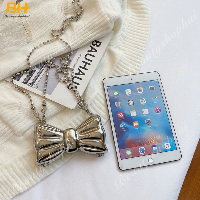 Túi Xách Đeo Vai / Kẹp Nách Quai Xích Kim Loại Thời Trang 2022 Cho Nữ