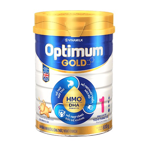 Sữa bột Vinamilk Optimum Gold 2 800g