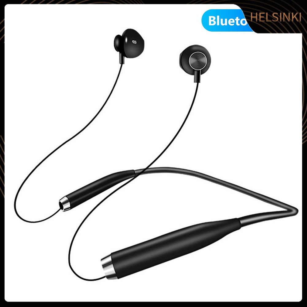 Tai Nghe Bluetooth Không Dây Đeo Cổ Chống Mồ Hôi Có Thể Gấp Gọn Tiện Dụng