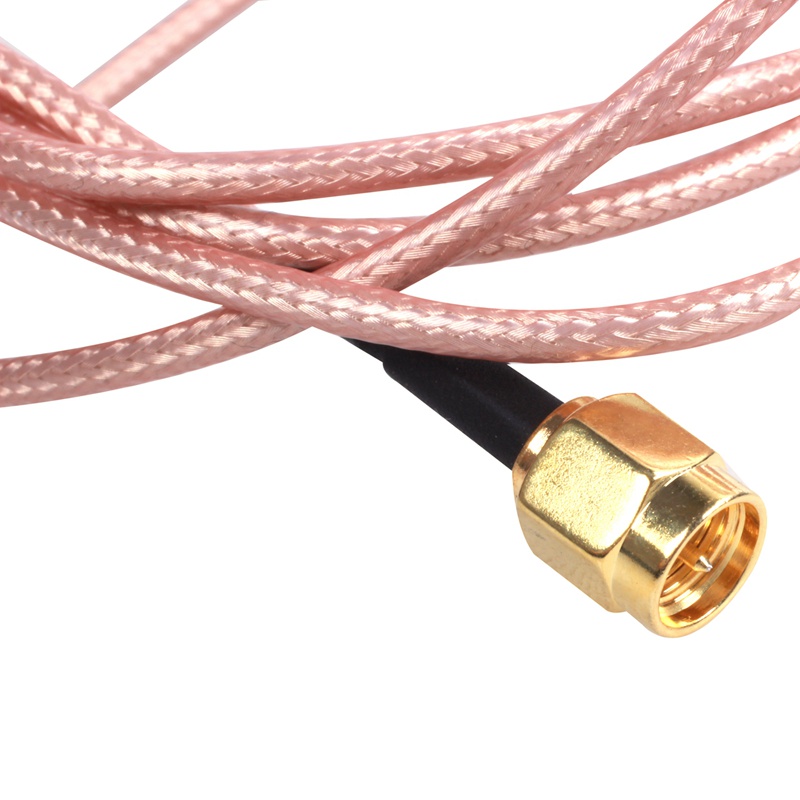 Dây Cáp Đồng Trục RG316 1m 3 feet SMA Male Plug Sang BNC Male RF Male