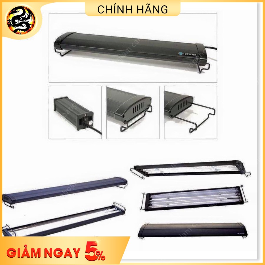 Đèn Led Mắng Odyssea T5HO Cao Cấp Dành Cho Hồ Thuỷ Sinh Pom Cá Rồng Độ Sáng 1000K 2 Bóng Tuýp