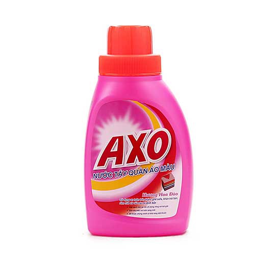 Nước tẩy quần áo màu AXO Hương Hoa Đào 400ml