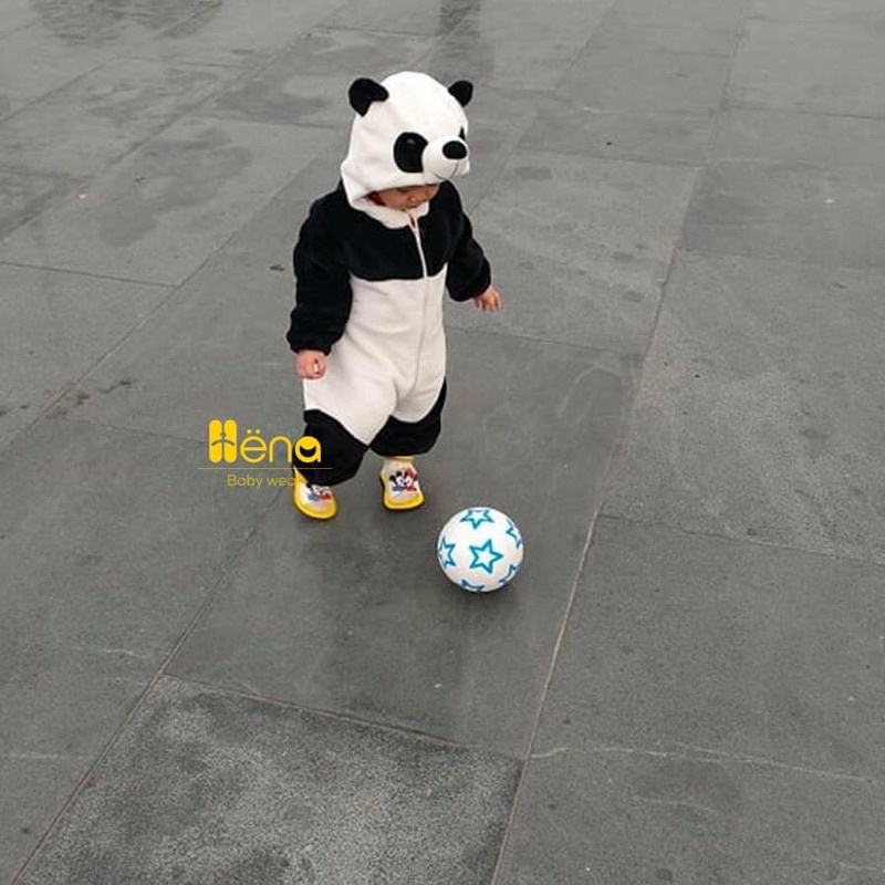 Body , Quần áo liền thân Hình lông thú cho bé trai gái