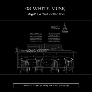 Nến thơm Morra 08 White Musk 200g