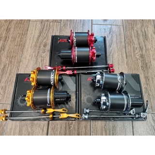 Cặp đùm xe đạp mtb arc mt010 pro carbon- 4 in 1 - cối líp thả - thắng đĩa - 32h